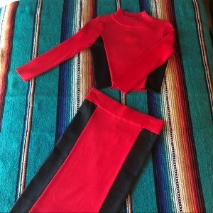 Crop top Sweater Dress